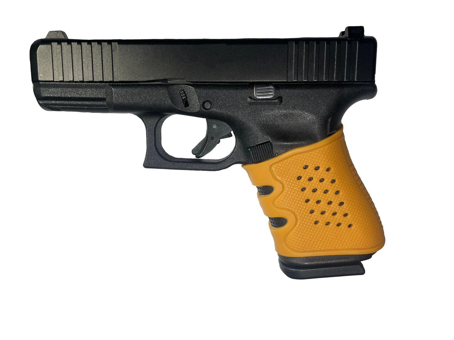 Tactical Grip Sleeve for Glock 17 19 19x 20 21 22 23 25 31 32 34 35 37 38 41 43x 44 45 48 (15 Colors) (Fully Washable)