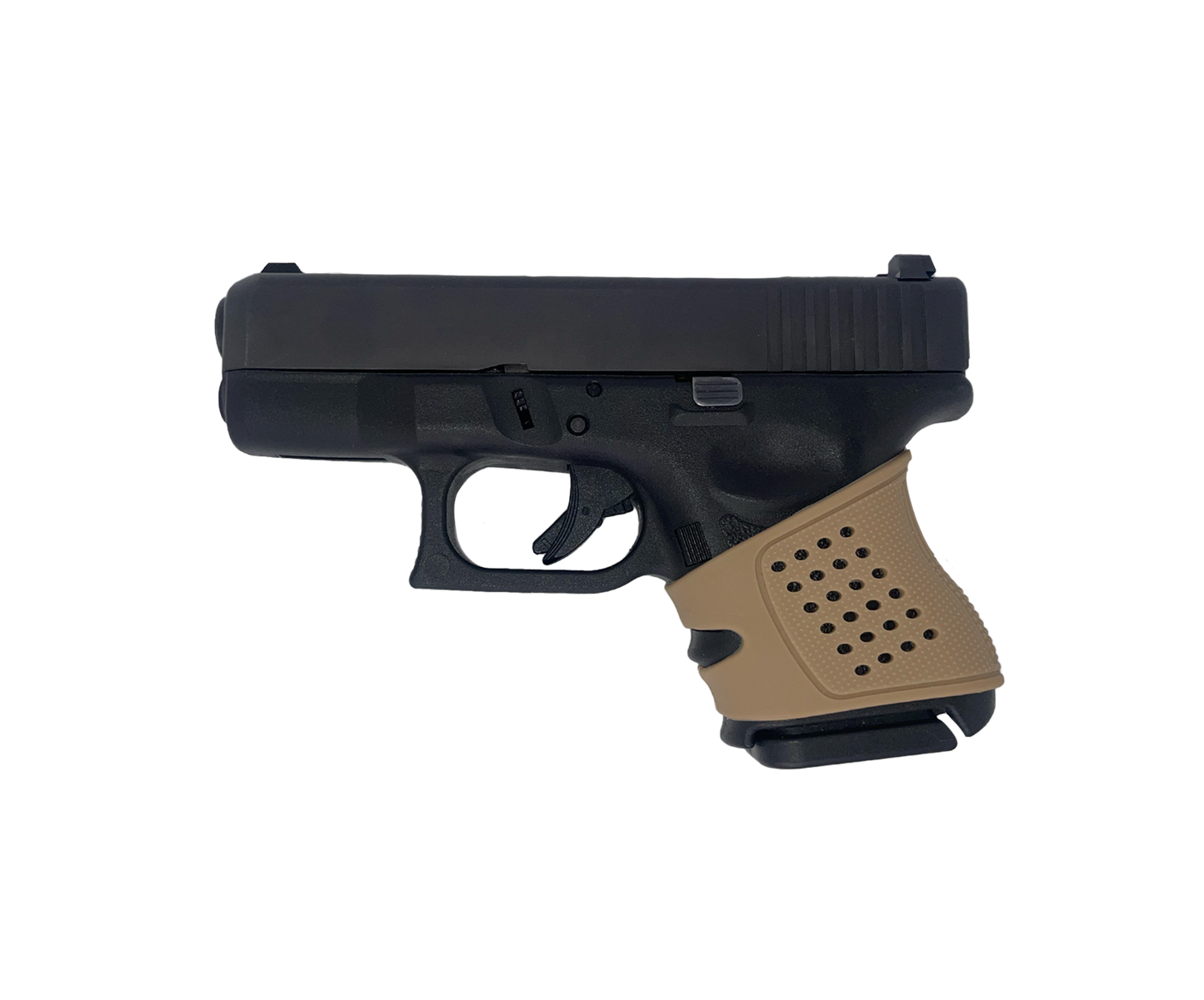 Tactical Grip Sleeve for Glock 26, 27, 28, 29, 30, 33, 36, 39