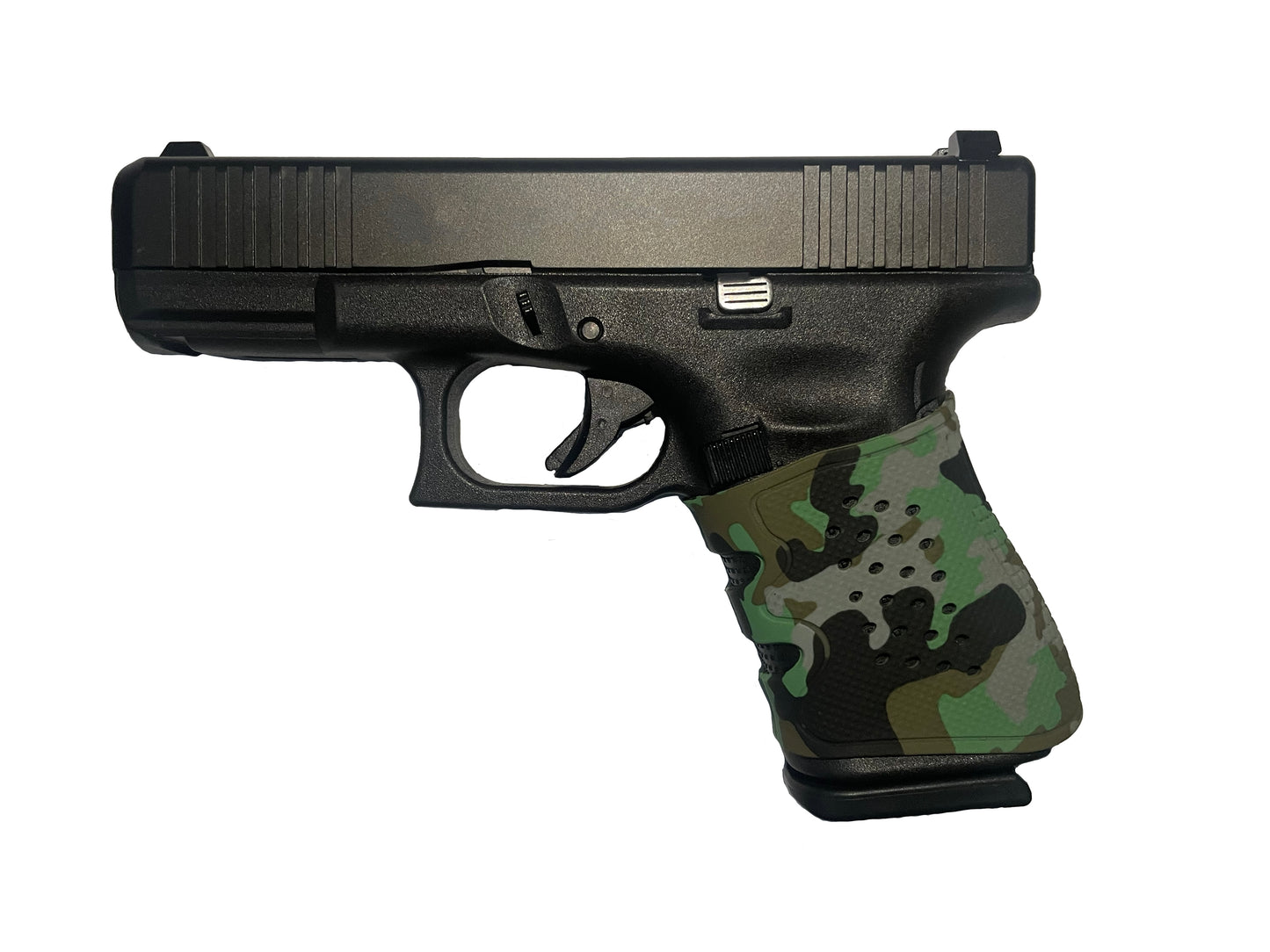Tactical Grip Sleeve for Glock 17 19 19x 20 21 22 23 25 31 32 34 35 37 38 41 43x 44 45 48 (15 Colors) (Fully Washable)