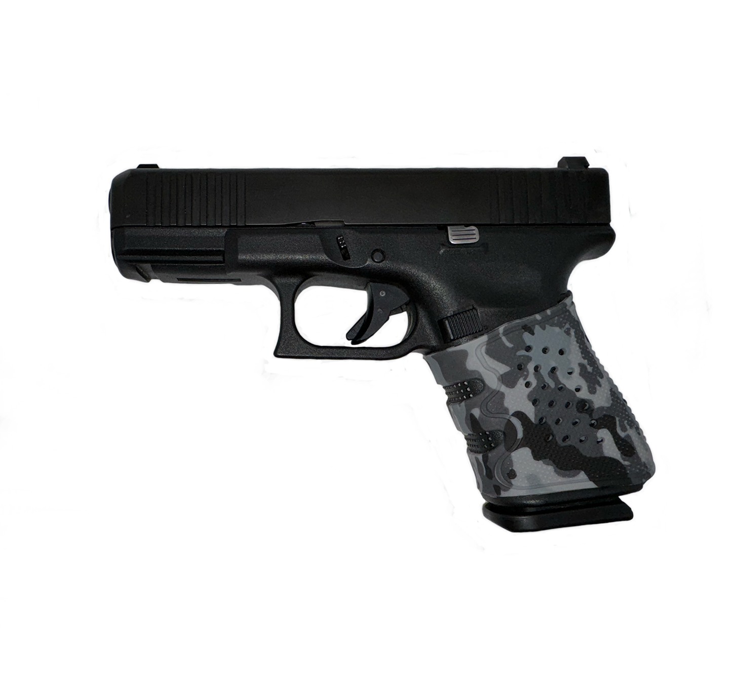 Tactical Grip Sleeve for Glock 17 19 19x 20 21 22 23 25 31 32 34 35 37 38 41 43x 44 45 48 (15 Colors) (Fully Washable)