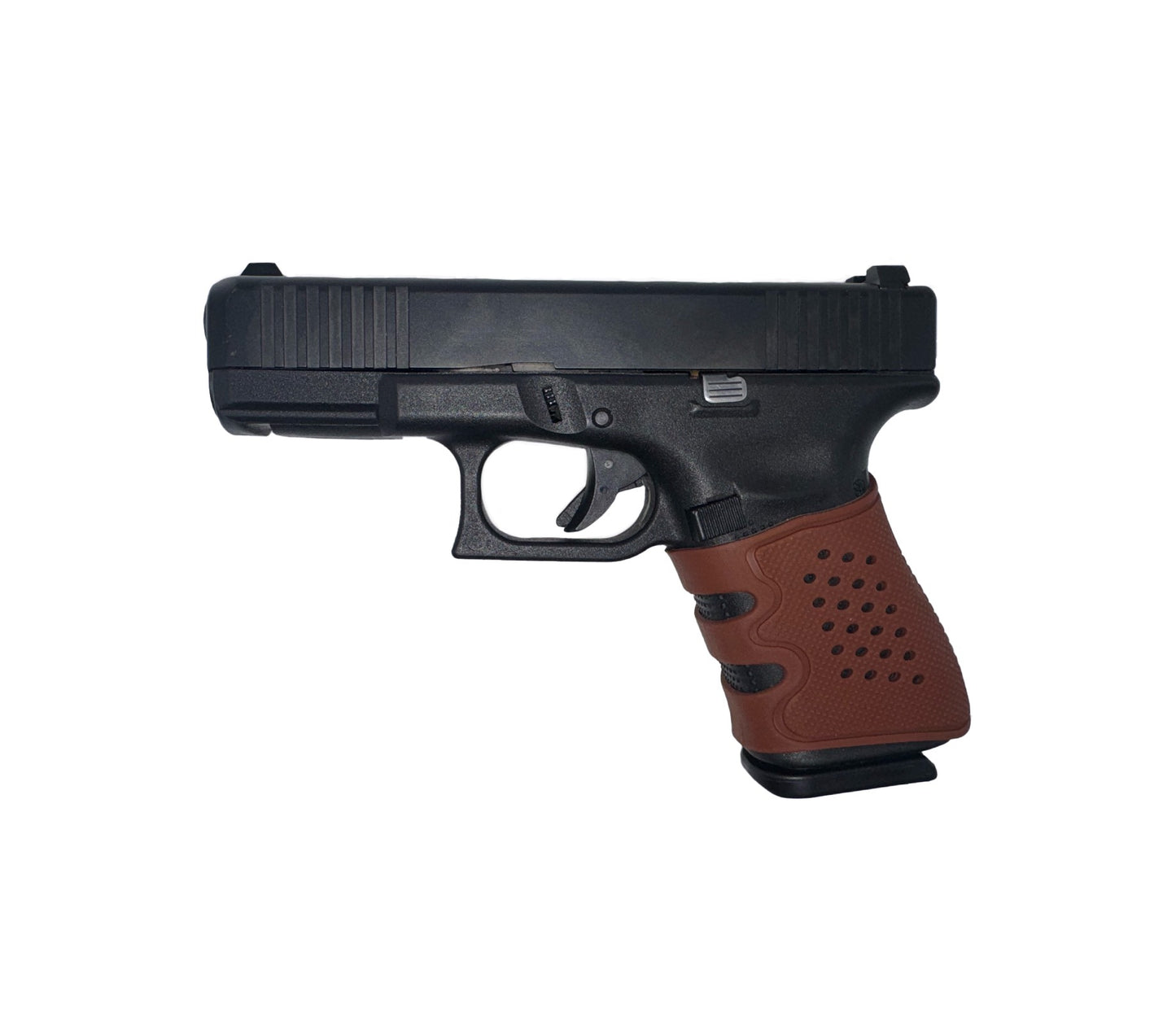 Tactical Grip Sleeve for Glock 17 19 19x 20 21 22 23 25 31 32 34 35 37 38 41 43x 44 45 48 (15 Colors) (Fully Washable)