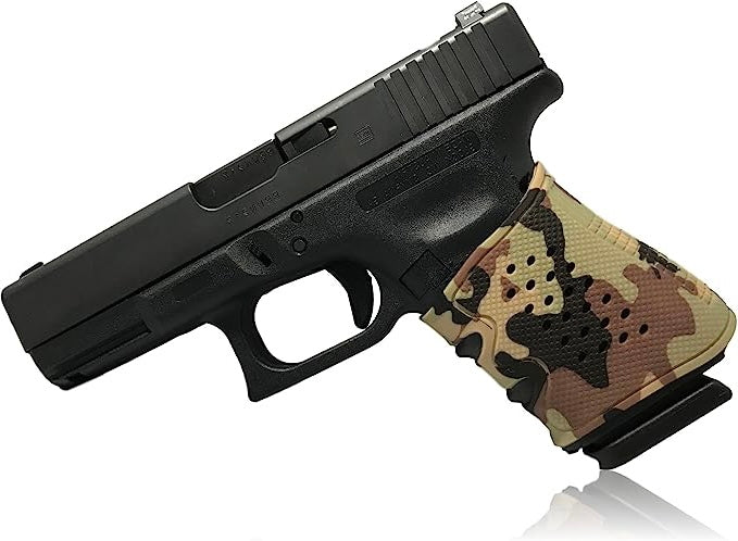 Tactical Grip Sleeve for Glock 17 19 19x 20 21 22 23 25 31 32 34 35 37 38 41 43x 44 45 48 (15 Colors) (Fully Washable)