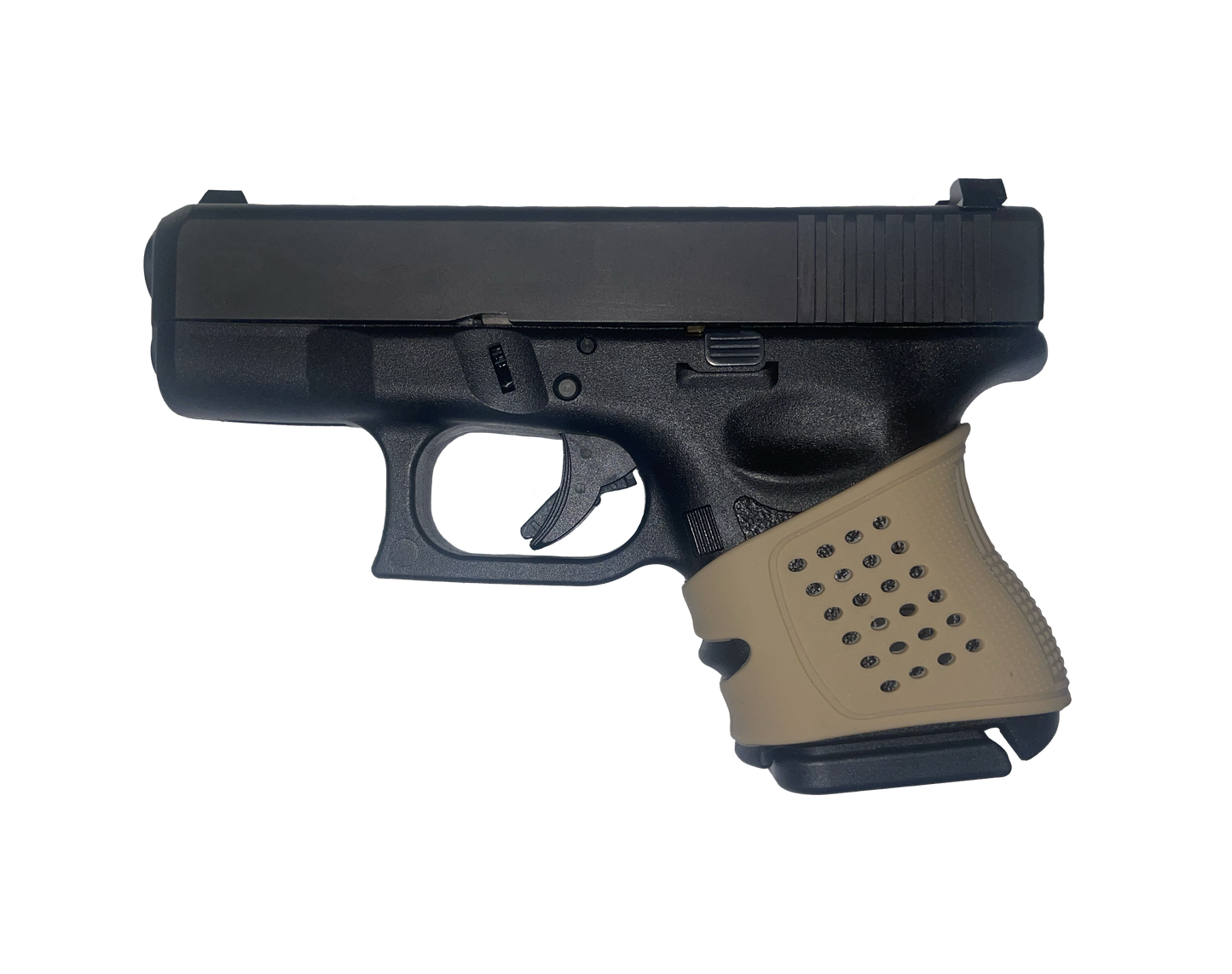 Tactical Grip Sleeve for Glock 26, 27, 28, 29, 30, 33, 36, 39